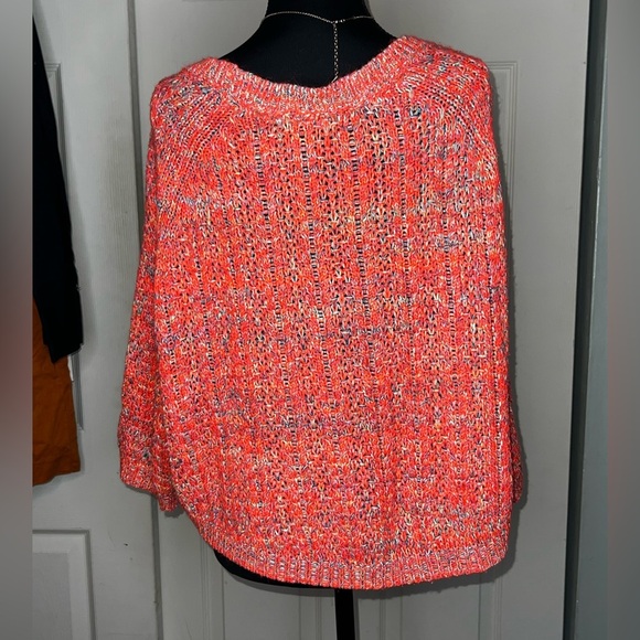 Anthropologie Moth Cropped bright spring sweater, soft and comfy - Picture 2 of 5